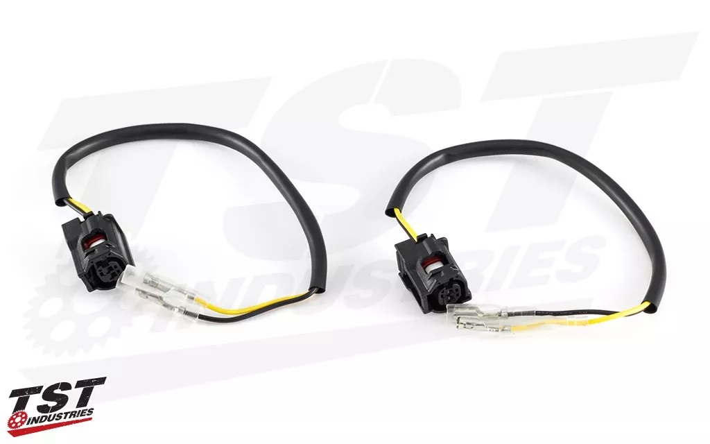 TST Industries Signal Plug Converters for Yamaha R1, R6, MT09, & More